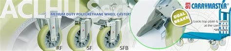 Carrymaster ACLHU Series Medium Duty Single Polyurethane .